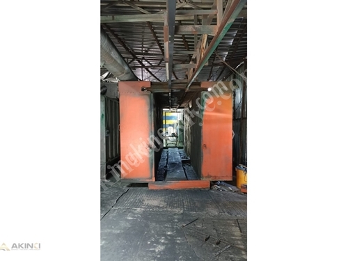6X2,1X1,2 Metre Elektrostatik Toz Boya Kurutma Tüneli