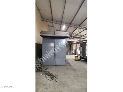 4,3X2,4X2 Metre Kutu Tipi Elektrostatik Toz Boya Fırını