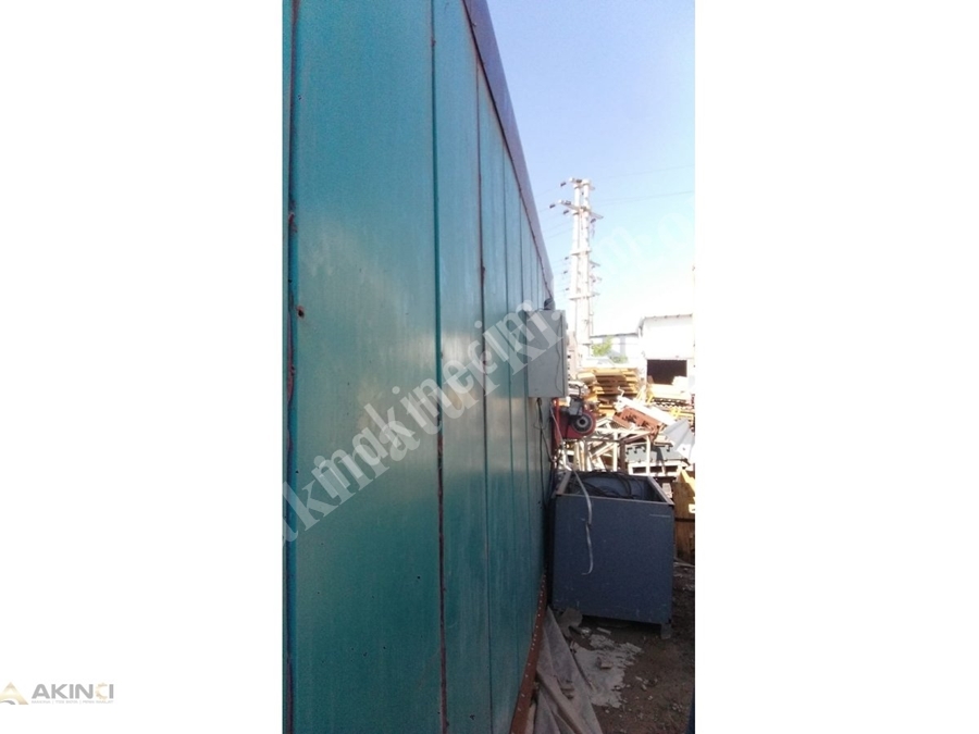 6X2x1.5 Metre Kutu Tipi Elektrostatik Toz Boya Fırını