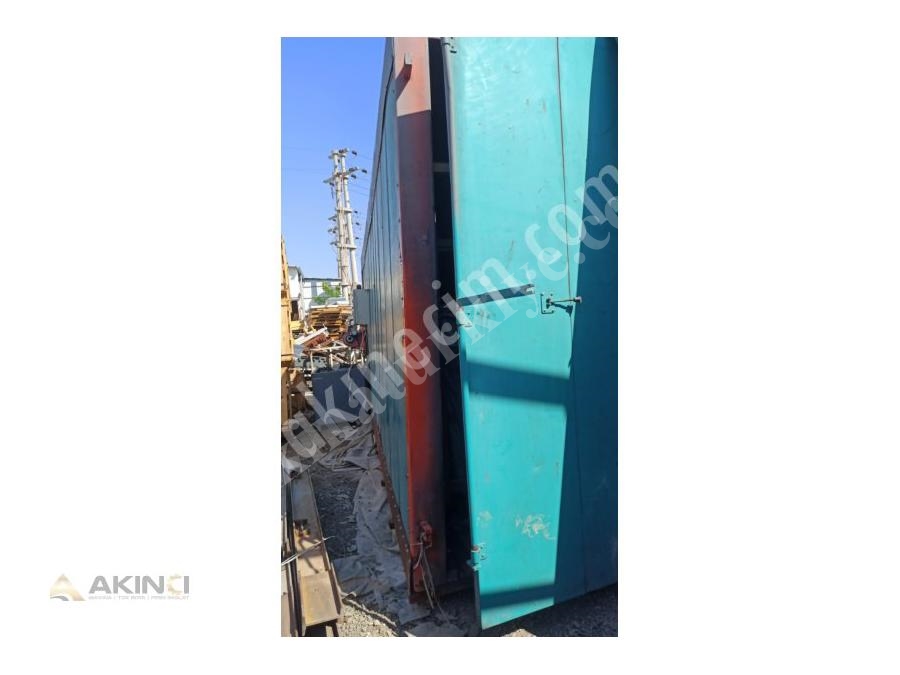 6X2x1.5 Metre Kutu Tipi Elektrostatik Toz Boya Fırını