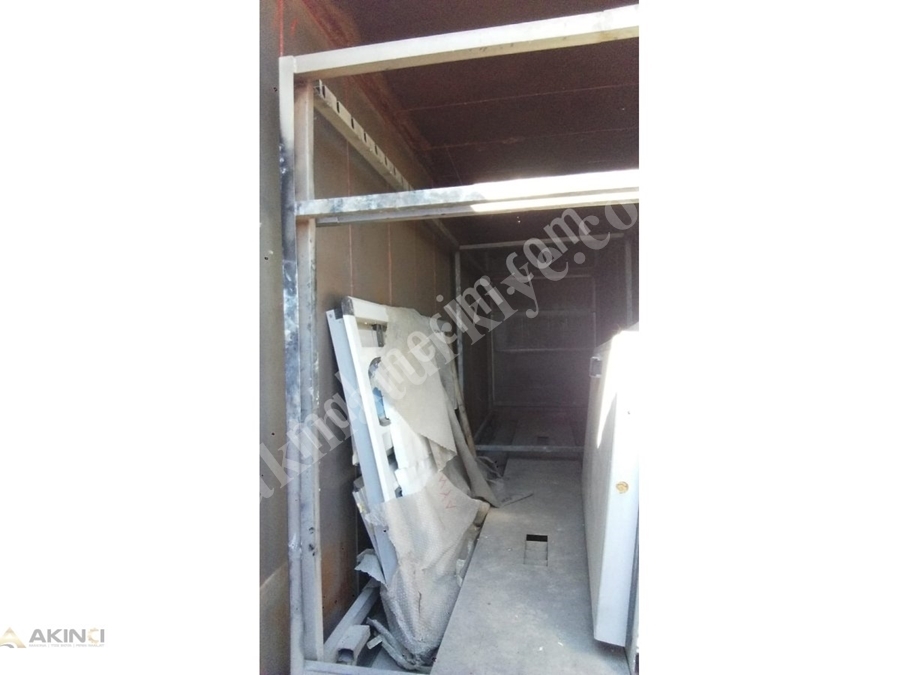 6X2x1.5 Metre Kutu Tipi Elektrostatik Toz Boya Fırını