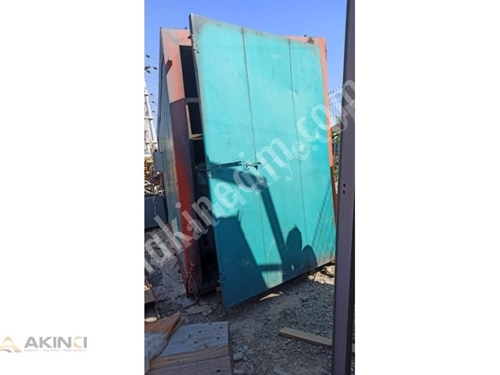 6X2x1.5 Metre Kutu Tipi Elektrostatik Toz Boya Fırını