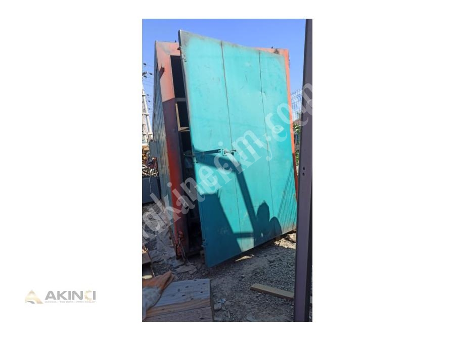 6X2x1.5 Metre Kutu Tipi Elektrostatik Toz Boya Fırını