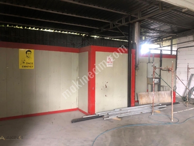 13X3,5X2 Metre Tünel Tipi Toz Boya Fırını