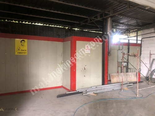 13X3,5X2 Metre Tünel Tipi Toz Boya Fırını