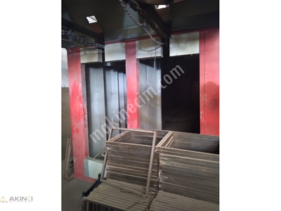 190X80x15 Metre Tünel Tipi Elektrostatik Toz Boya Fırını - 0