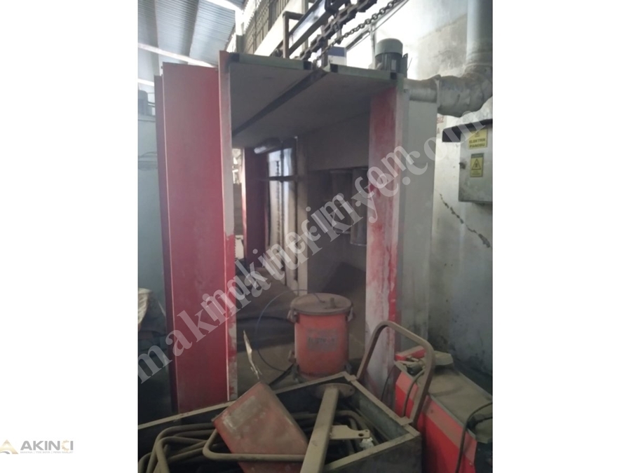 190X80x15 Metre Tünel Tipi Elektrostatik Toz Boya Fırını