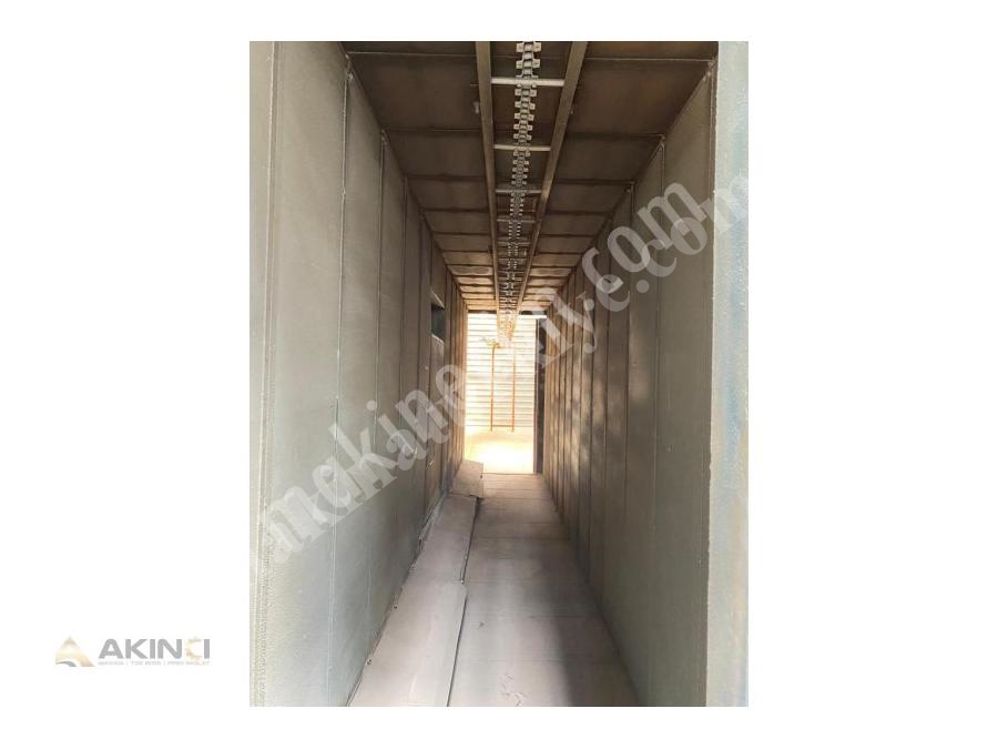 7X2,4X1,2 Metre Tünel Tipi Toz Boya Fırını