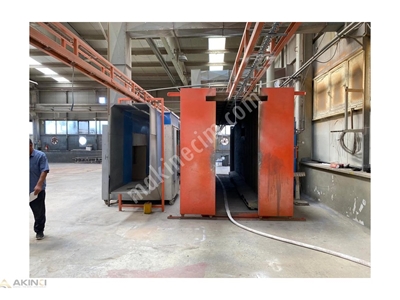 7X2,4X1,2 Metre Tünel Tipi Toz Boya Fırını - 0