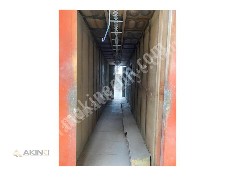 7X2,4X1,2 Metre Tünel Tipi Toz Boya Fırını