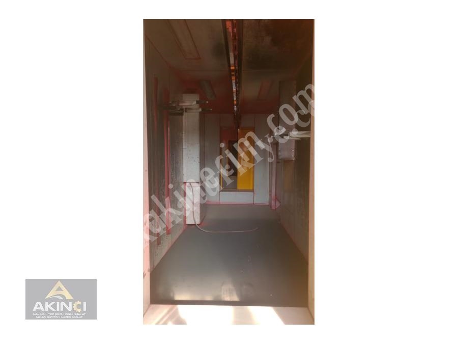240X100 Cm 2 Banyolu Tünel Tipi Toz Boya Fırını