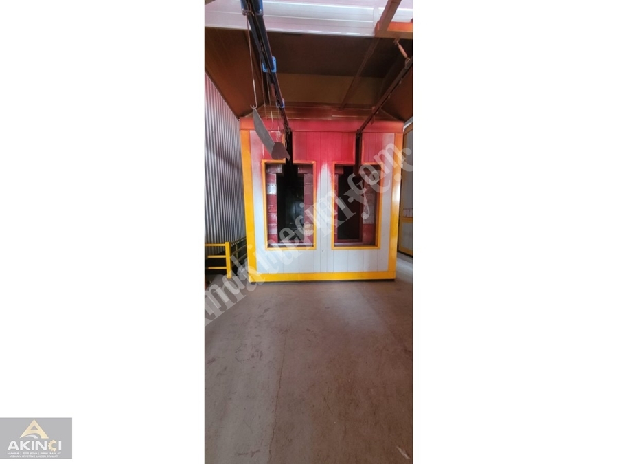 240X100 Cm 2 Banyolu Tünel Tipi Toz Boya Fırını
