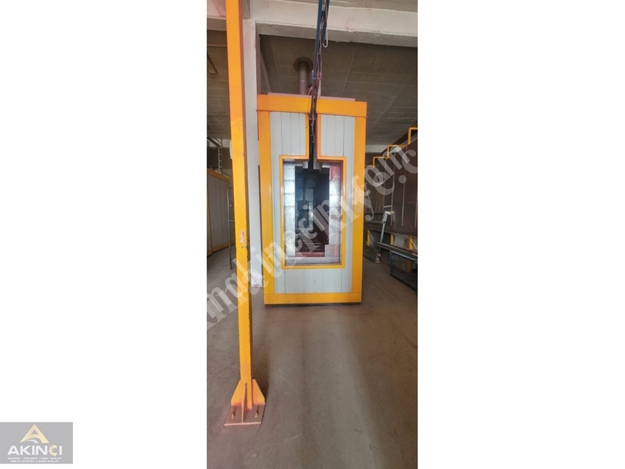 240X100 Cm 2 Banyolu Tünel Tipi Toz Boya Fırını