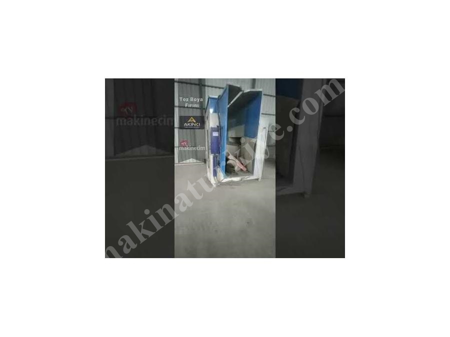 7X2,4X1,2 Metre Kutu Tipi Toz Boya Fırını