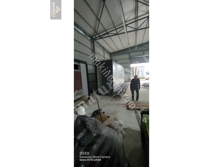 7X2,4X1,2 Metre Kutu Tipi Toz Boya Fırını