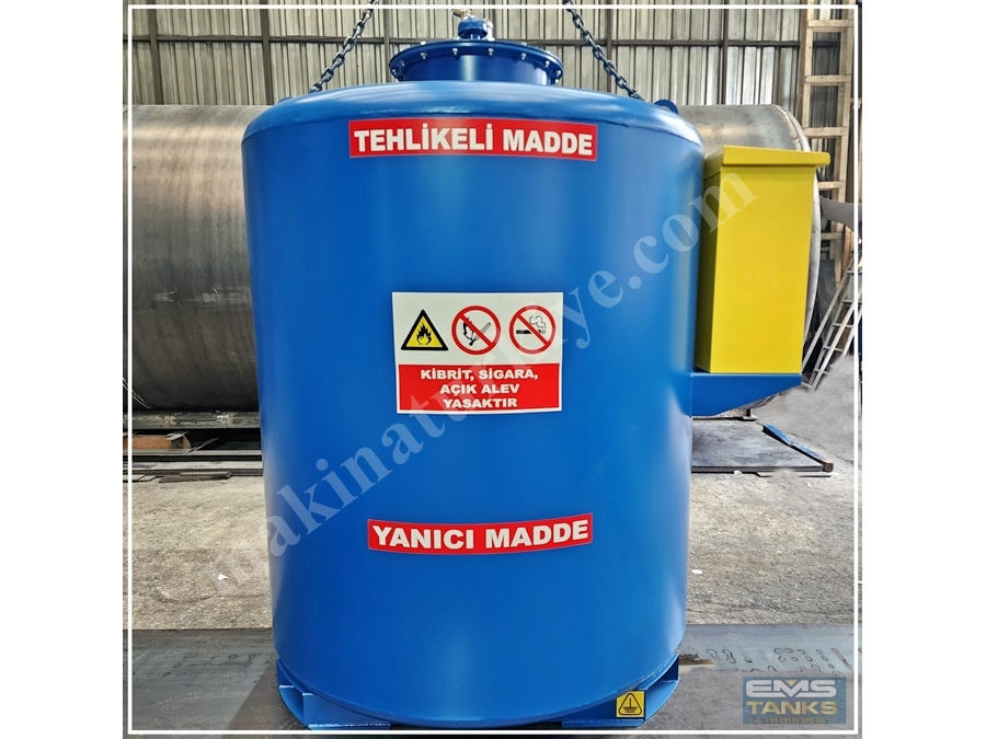 Réservoir à carburant vertical hors sol de 3000 L avec pompe intégrée