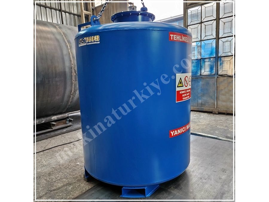 Réservoir à carburant vertical hors sol de 3000 L avec pompe intégrée