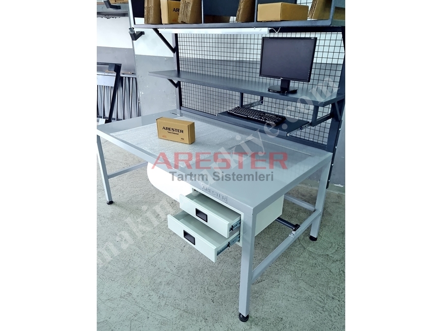 100X200cm E-Ticaret- Packing Station Paketleme Ve Tasnif Masası 