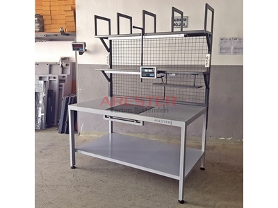 100X170cm Packing Station Paketleme Ve Tasnif Masası - 6