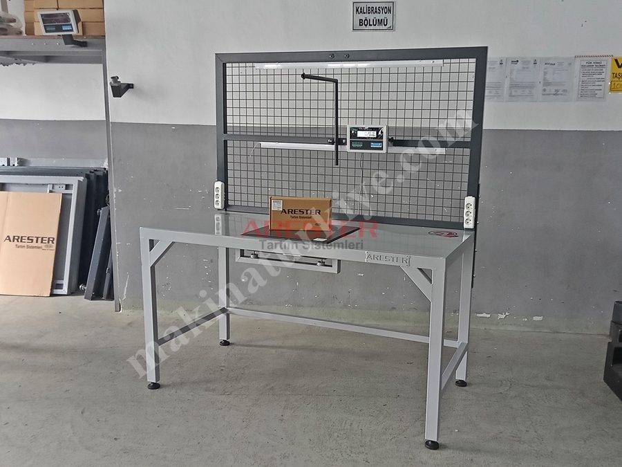 80X170cm Packing Station Paketleme Ve Tasnif Masası 