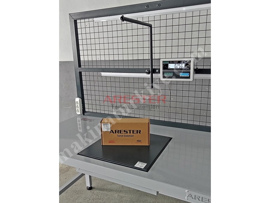 80X170cm Packing Station Paketleme Ve Tasnif Masası 