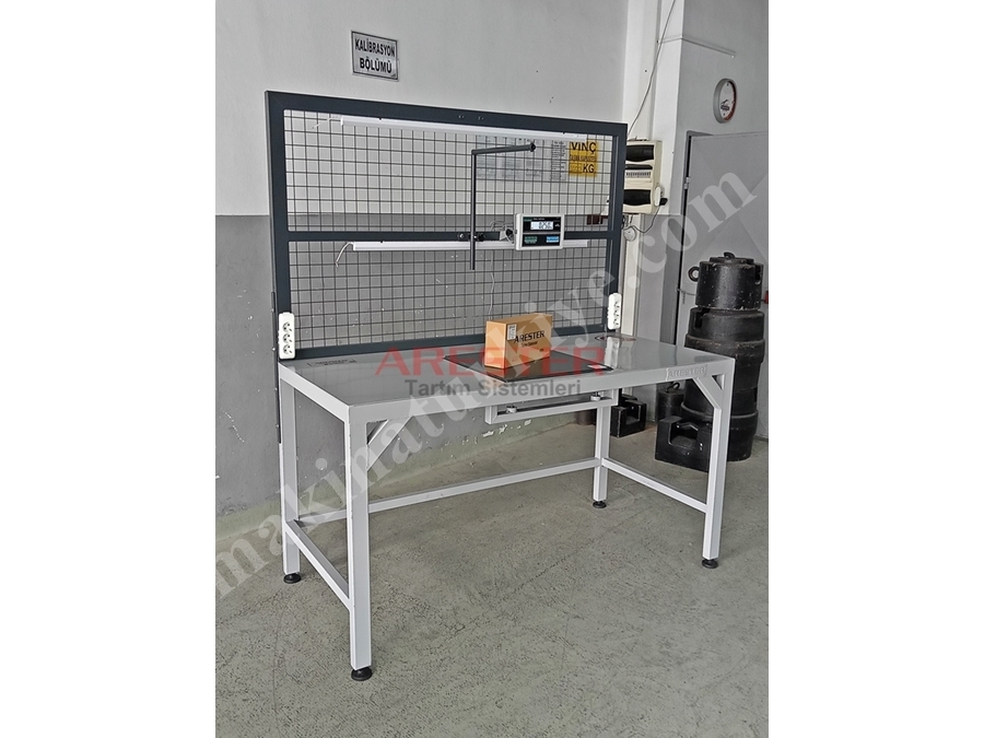 80X170cm Packing Station Paketleme Ve Tasnif Masası 