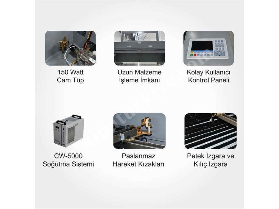 130x90-160x100 Ahşap Lazer Kesim Makinası