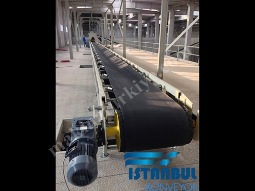 Kauçuk Bantlı Maden Taşıma Konveyörü