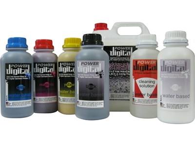 CMYK+W Pigment T-Shirt Baskı Boyası - 0