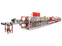 18-25 Paket / Dakika Overlap Sistem Tam Otomatik Shrink Makinası