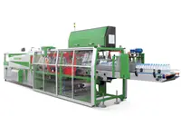 28-34 Paket / Dakika Overlap Sistem Tam Otomatik Shrink Makinası