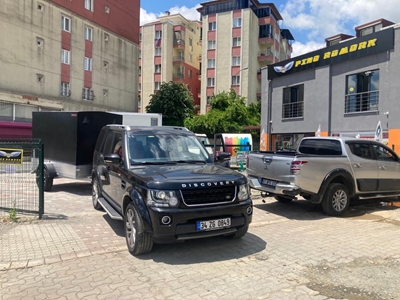 Markisenkabine Lasttransportanhänger mit Zugstange - 2