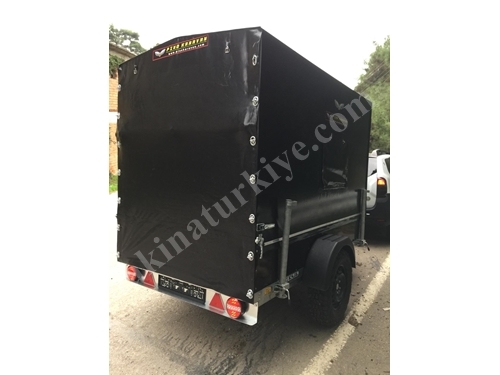 Awning Cabin Load Transport Trailer with Pull Iron