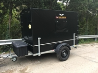 Awning Cabin Load Transport Trailer with Pull Iron - 9