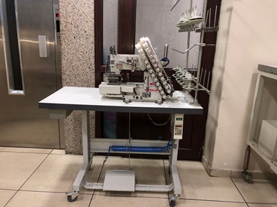 10 İğne Siruba Tipi Otomatik Lastik Şerit Büzgü Makinası - 6