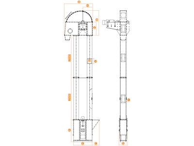 100 Ton / Saat Hububat Elevatörü - 1