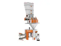 Machine d'emballage automatique de farine en carrousel de 32-40 tonnes par heure