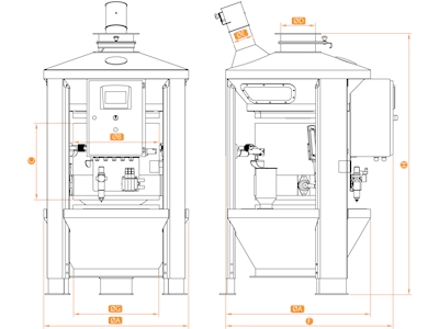 120 Litre Hububat Randıman Silo Kantarı - 1