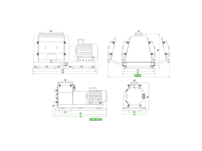 45-50 Tonnen / Stunde Hammermühle - 1