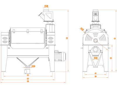 2-2.5 Ton / Hour Vibro Flour Brush - 1