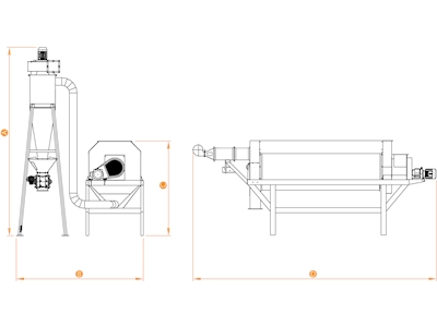 500-1500 Kg / Saat Hububat Tahıl Kurutma Makinası - 1