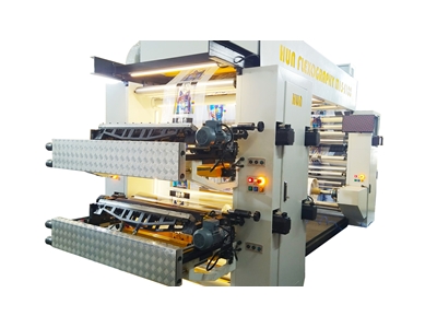 4 Renk Stack Tip Servodrive Flekso Baskı Makinası - 2