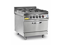 6-Piece Gas Oven Cooker - 0