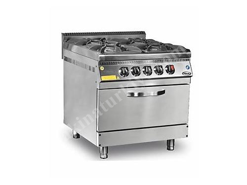 6-Piece Gas Oven Cooker