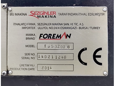 Ø 500 mm (2000 mm ) Üniversal Torna Tezgahı - 6