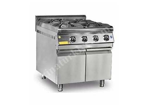 4-Burner Gas Cooker with Oven