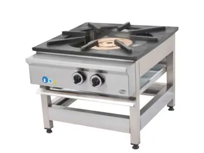 Double-Sided Natural Gas Floor Cooker