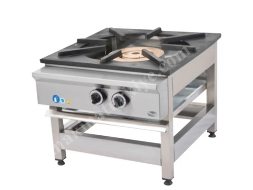 Double-Sided Natural Gas Floor Cooker