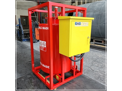 500 Lt 12&24 V Pompa Akü Beslemeli Kapasiteli Transfer Sistemli Yakıt Tankı - 3