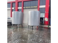 5000 Lt Cosmetic Chemical Liquid Storage and Mixing Mixer - 1